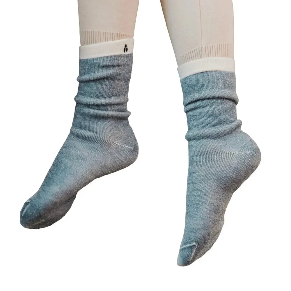 Seagale Unisex Merino Superwarm Socks in Bleu, Size L